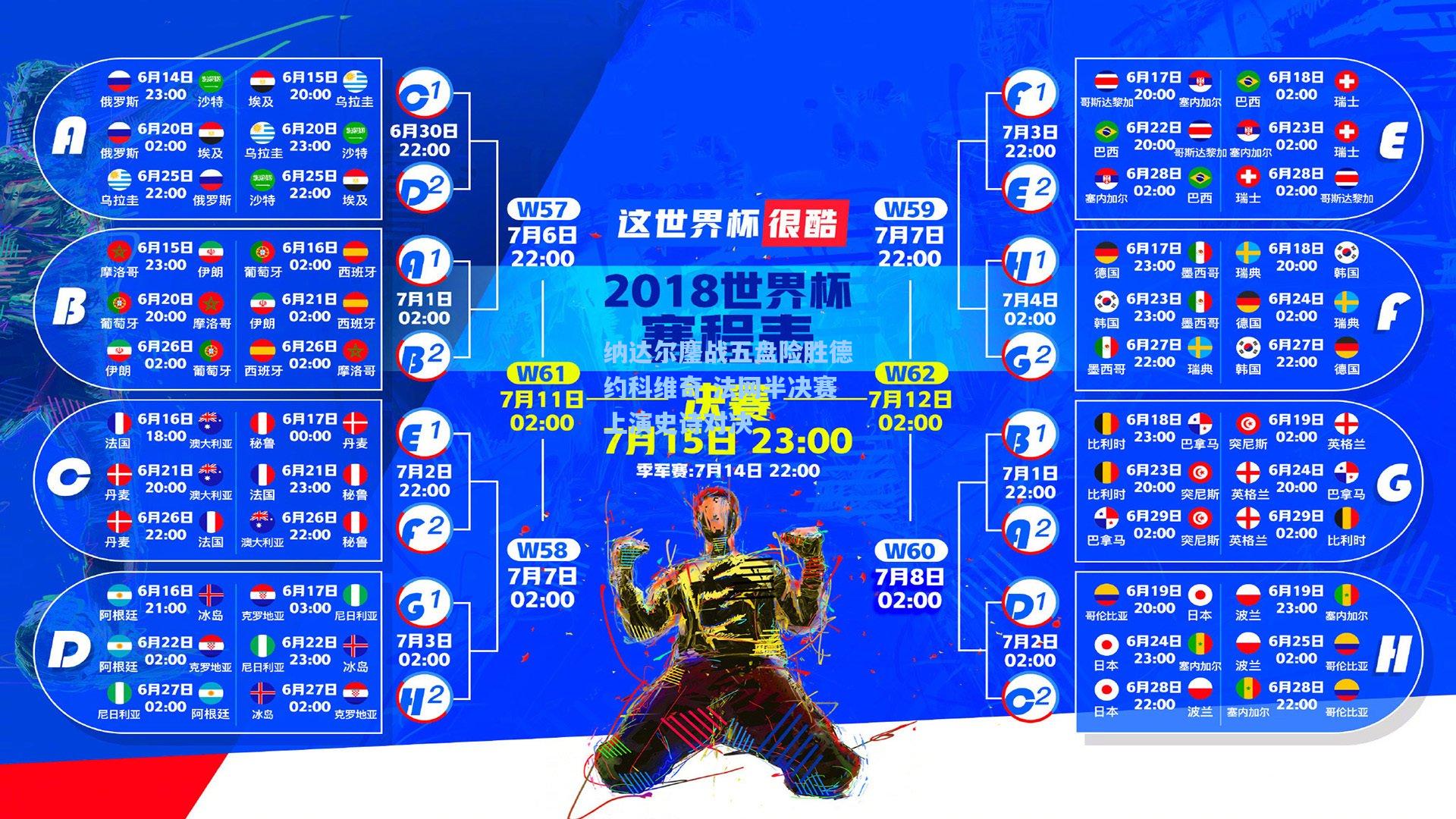 纳达尔鏖战五盘险胜德约科维奇 法网半决赛上演史诗对决